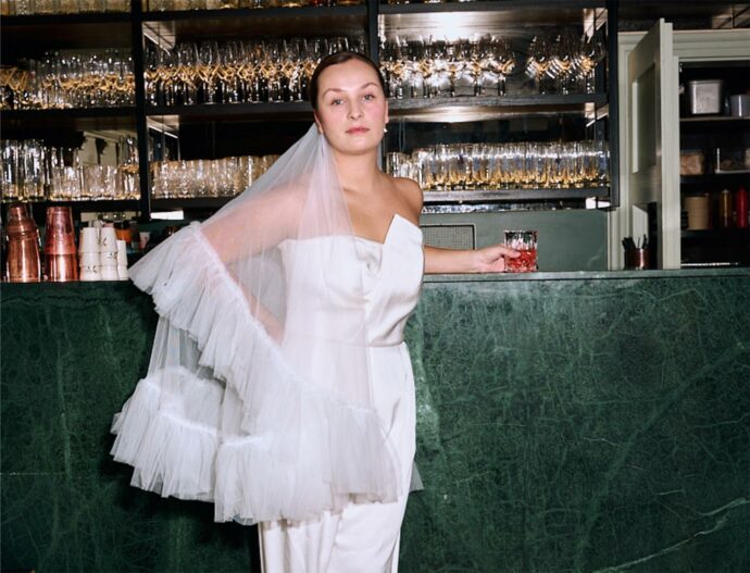 Hochzeitsschleier kurz