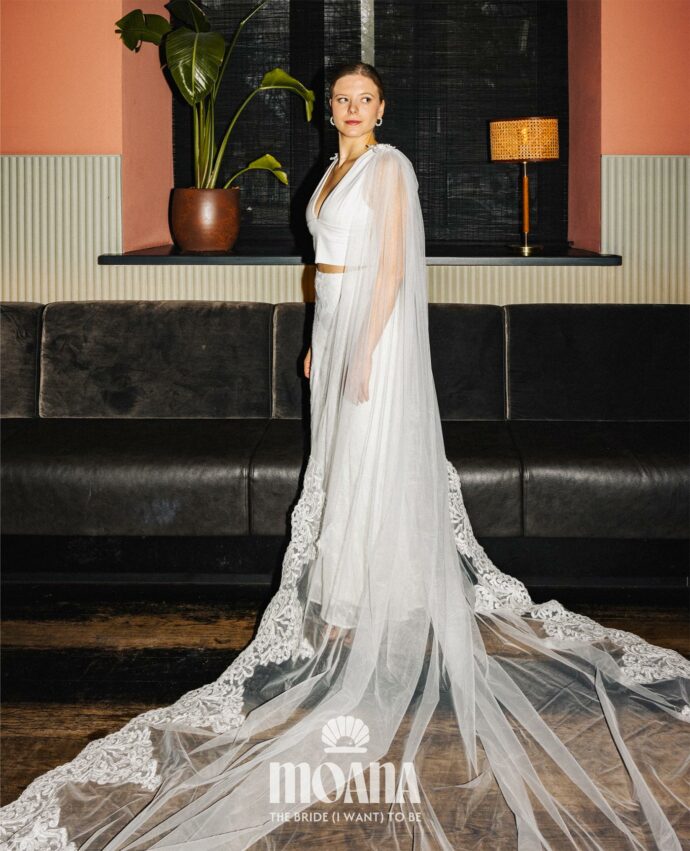 Hochzeitsschleier lang