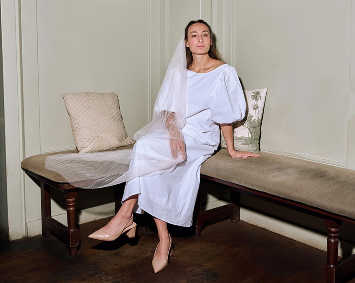 Schleier Hochzeit lang