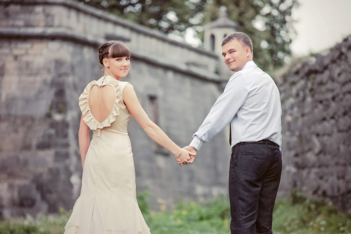 Brautkleid in Ivory